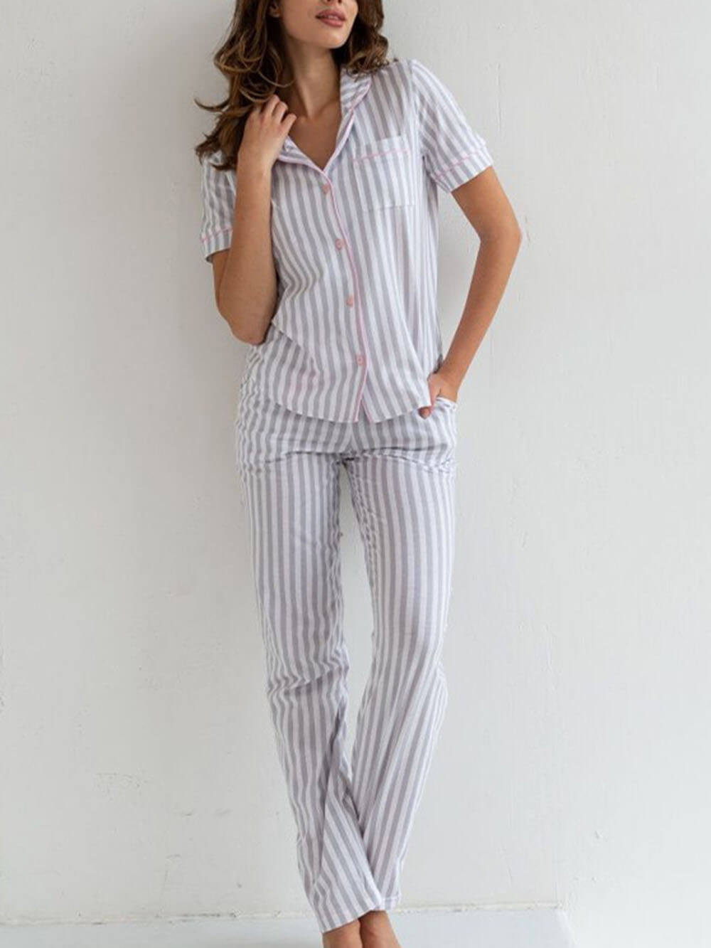 Elowyn - Luxuriöses gestreiftes Loungewear-Set für ein unvergleichliches Komfort-Erlebnis für Frauen