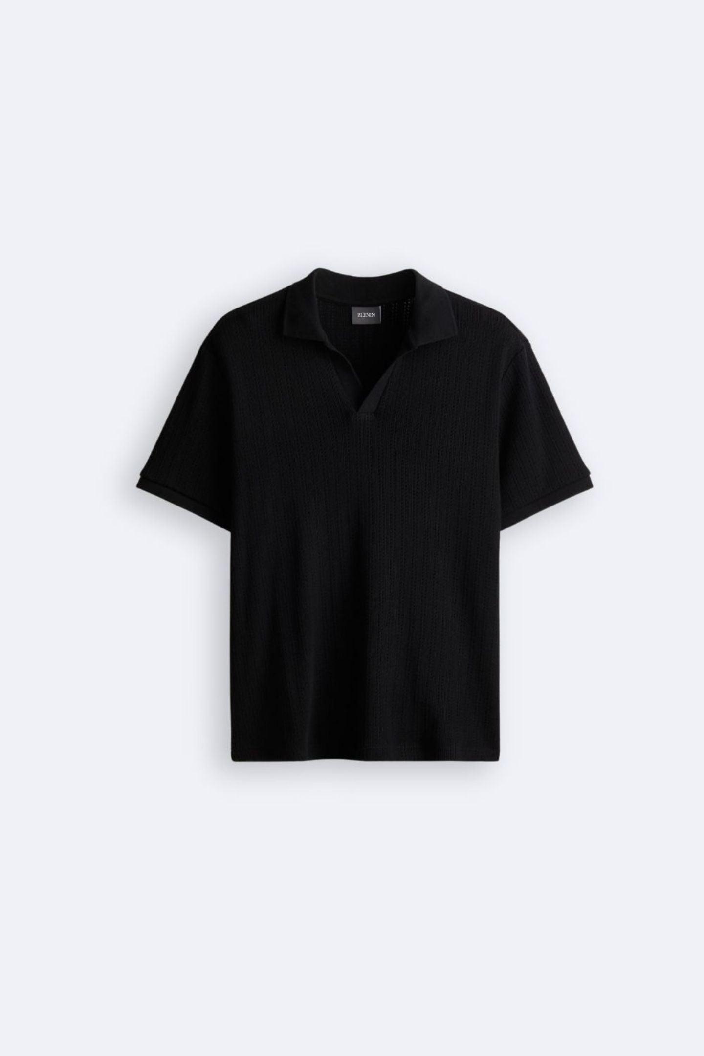 Stilvolles Strick-Poloshirt für einen eleganten Look