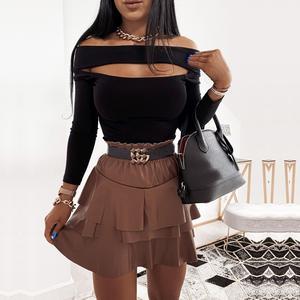 Graciela | Damen-Minirock mit hoher Taille und Puff-Effekt