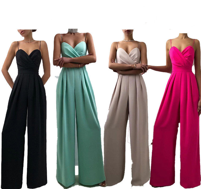 Juana | Minimalistischer Jumpsuit mit geradem Taillenschnitt