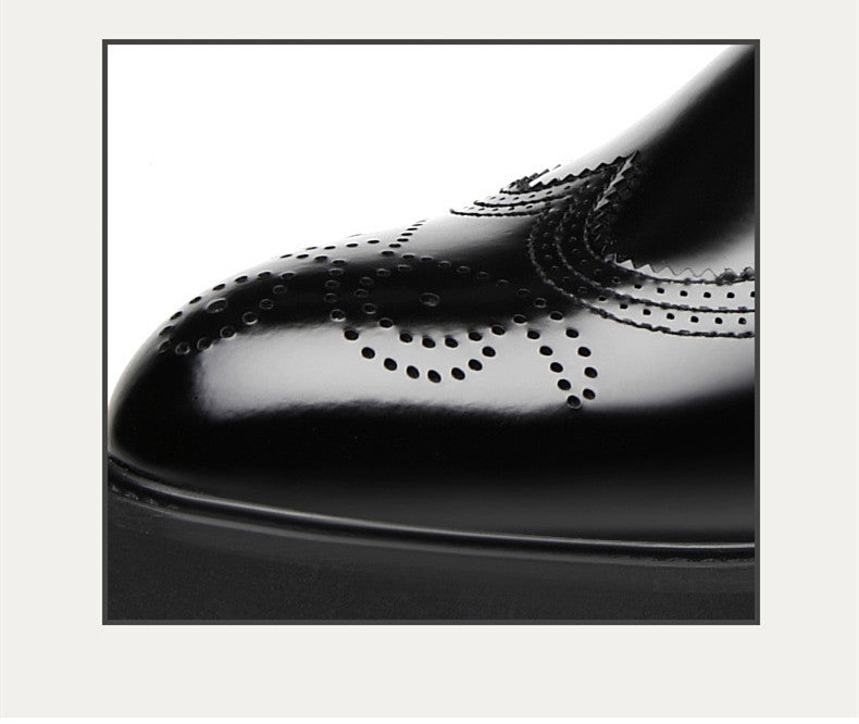 Vawhn : Herren Leder Martinstiefel mit dicker Sohle