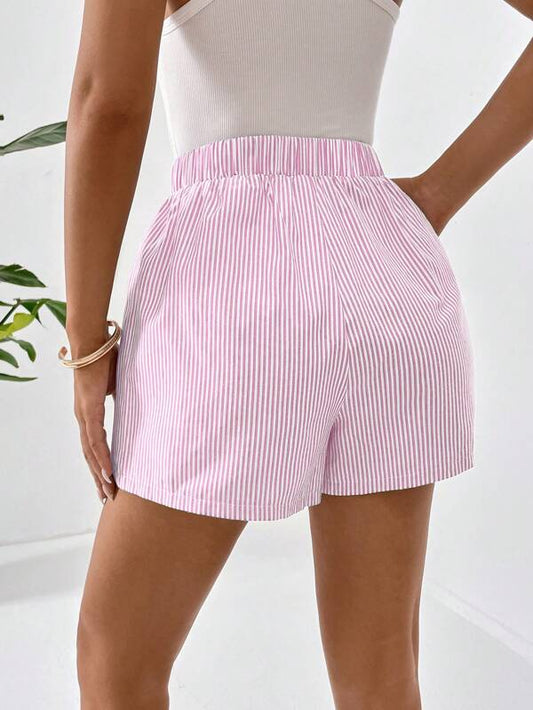 Blythe - Modische gestreifte Sommer-Lässig-Shorts für Frauen