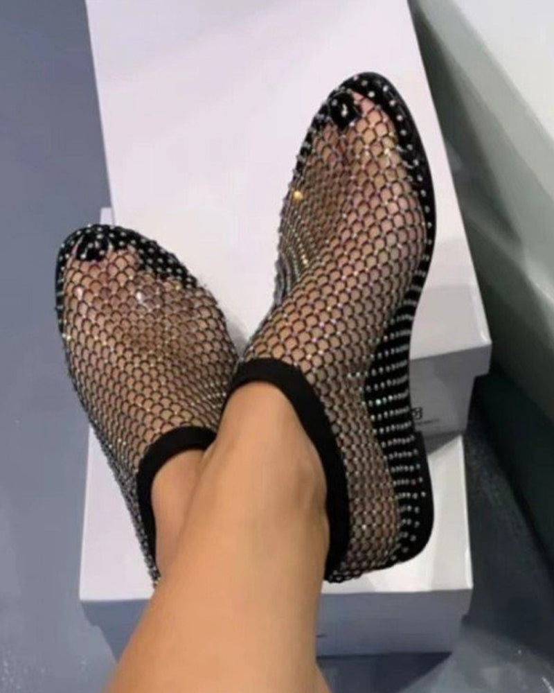 Jessie - Elegante glänzende Ballerinas für Frauen in der neuesten Mode