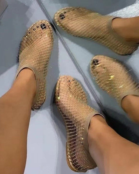 Jessie - Elegante glänzende Ballerinas für Frauen in der neuesten Mode