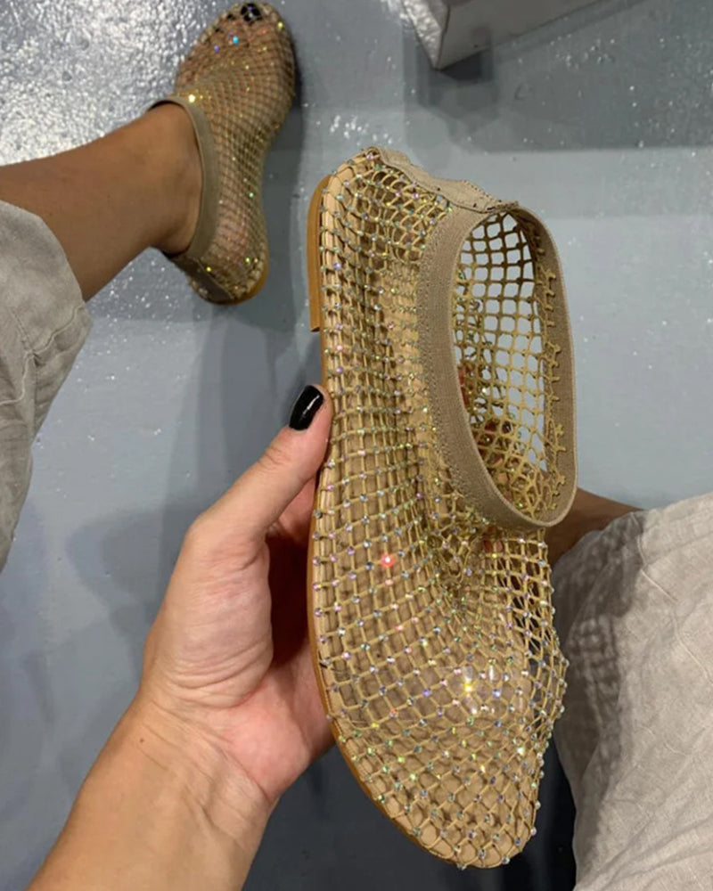 Jessie - Elegante glänzende Ballerinas für Frauen in der neuesten Mode