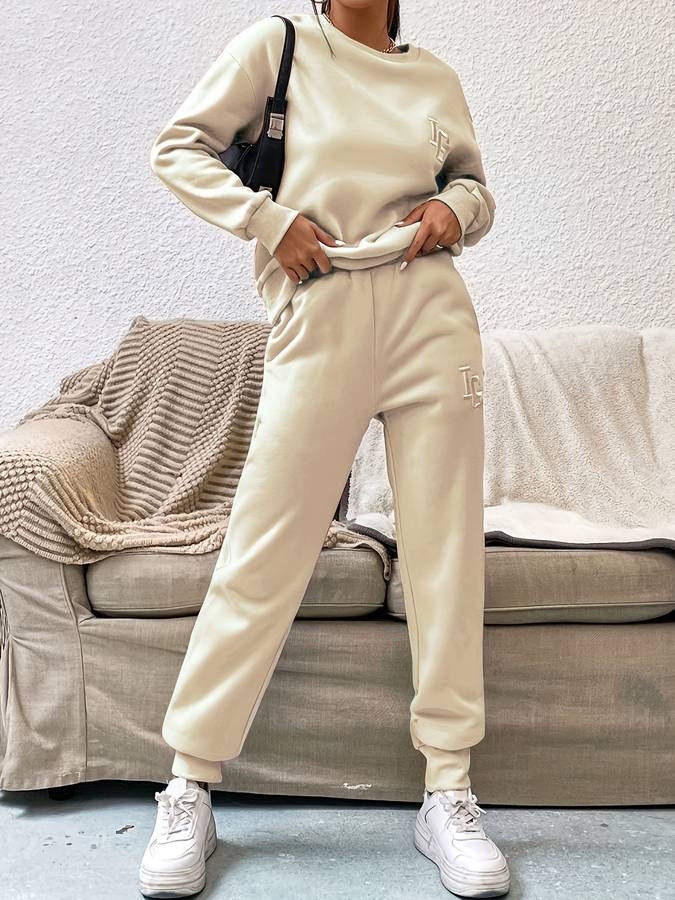 Joy - Elegantes Pullover- und Hosenset für Frauen
