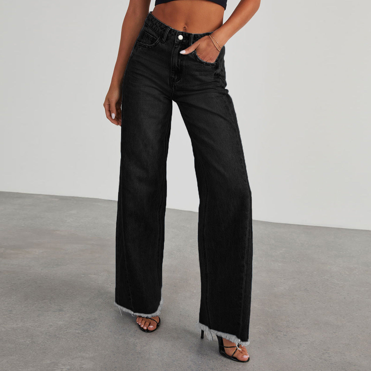 Carolina | Modische Jeans mit hoher Taille, Taschen und einer bequemen, engen Passform.