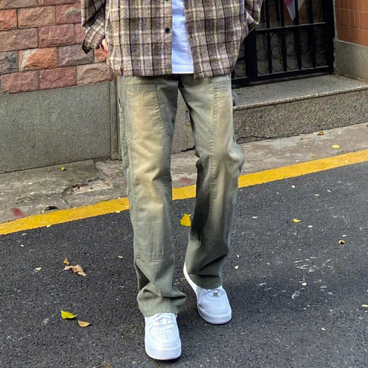 Arturo | Amerikanische Retro-Jeans mit schwerer Waschung im Vintage-Stil
