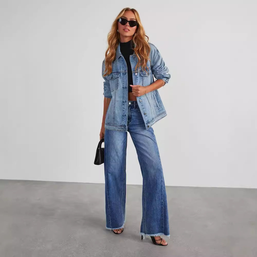 Carolina | Modische Jeans mit hoher Taille, Taschen und einer bequemen, engen Passform.