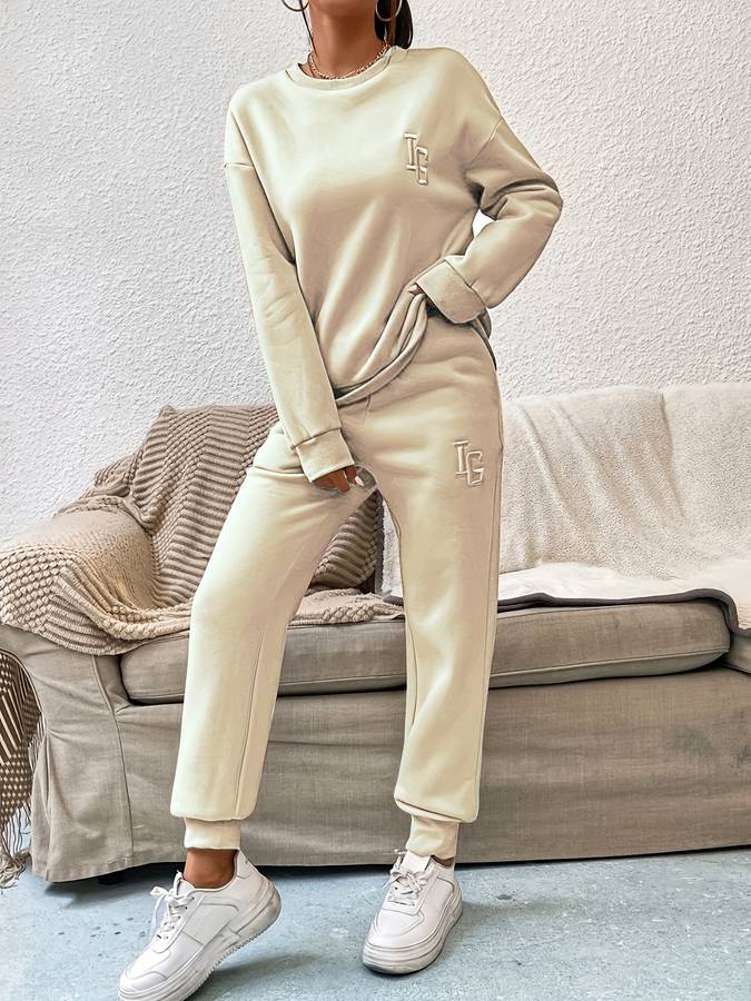 Joy - Elegantes Pullover- und Hosenset für Frauen