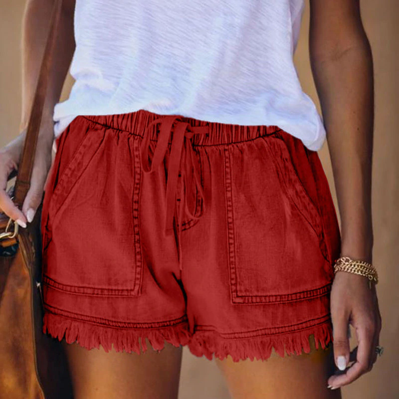 Liza - Elegante Denim-Shorts mit hoher Taille für den Sommer für Frauen