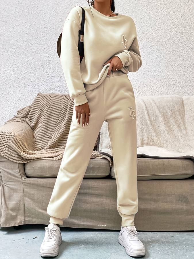 Joy - Elegantes Pullover- und Hosenset für Frauen