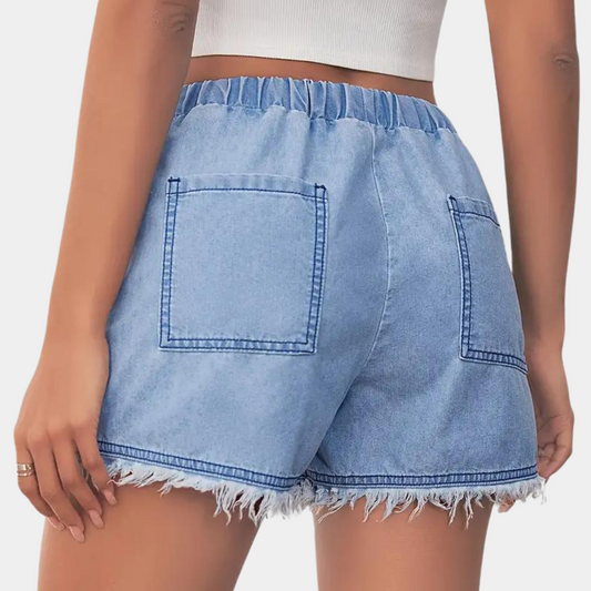 Elegante Damen-Shorts mit Golfsaum und komfortablem Kordelzug von Rosalba