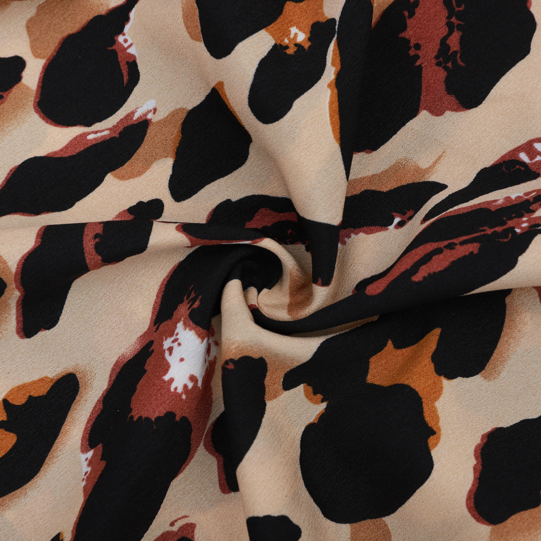 EHLEYR - Stylischer Rock mit trendigem Leopardenprint