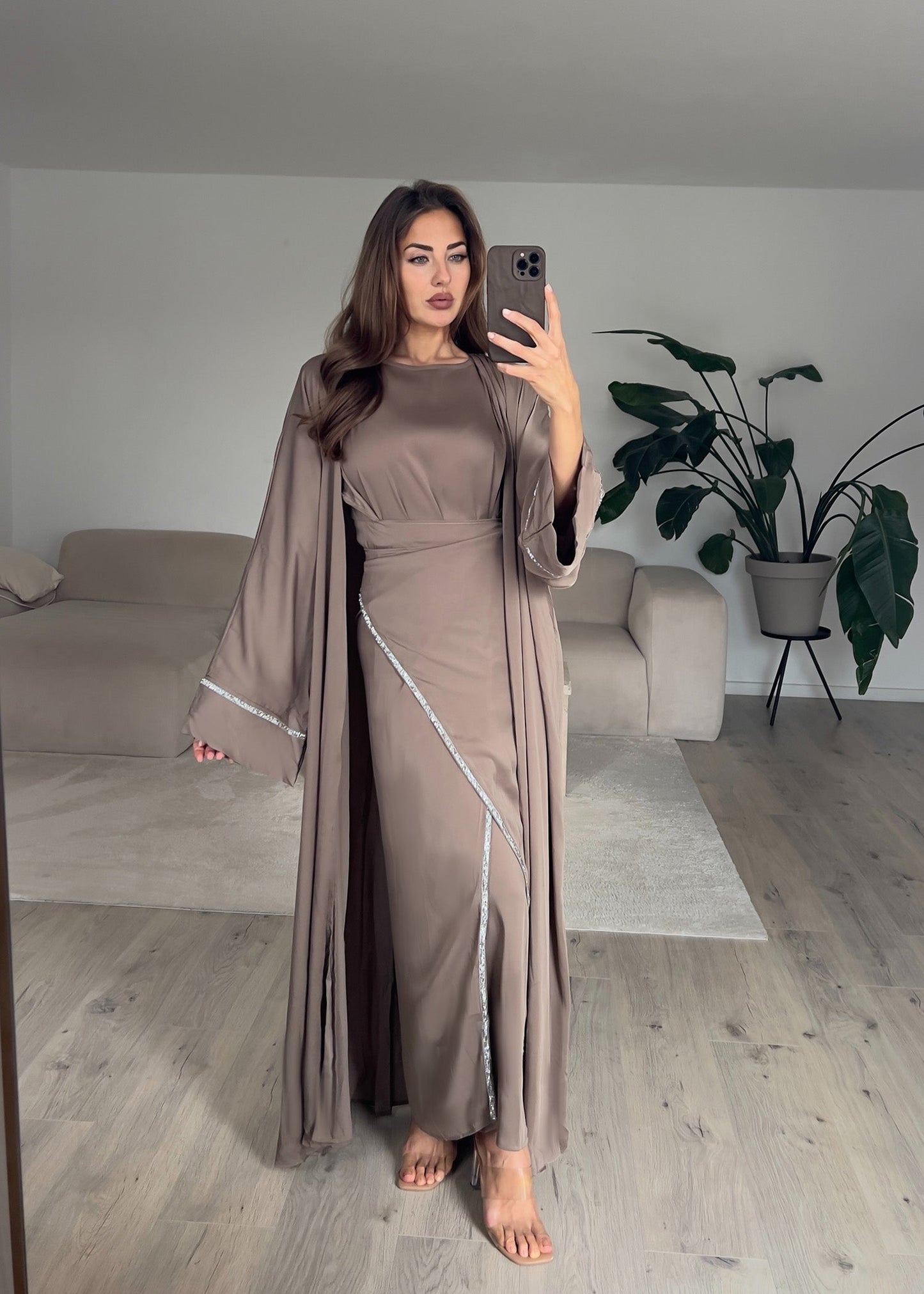 Zweiteiliges Kaftankleid