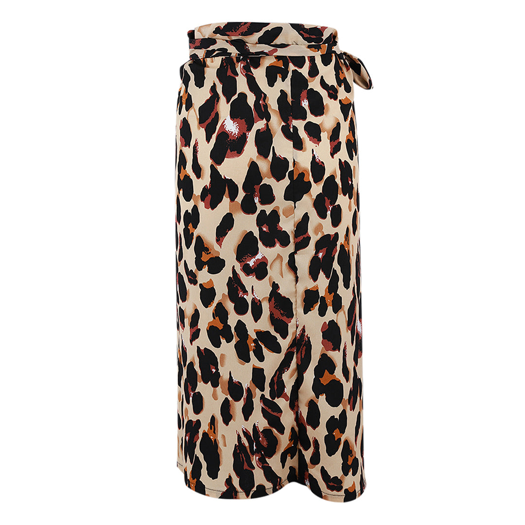 EHLEYR - Stylischer Rock mit trendigem Leopardenprint