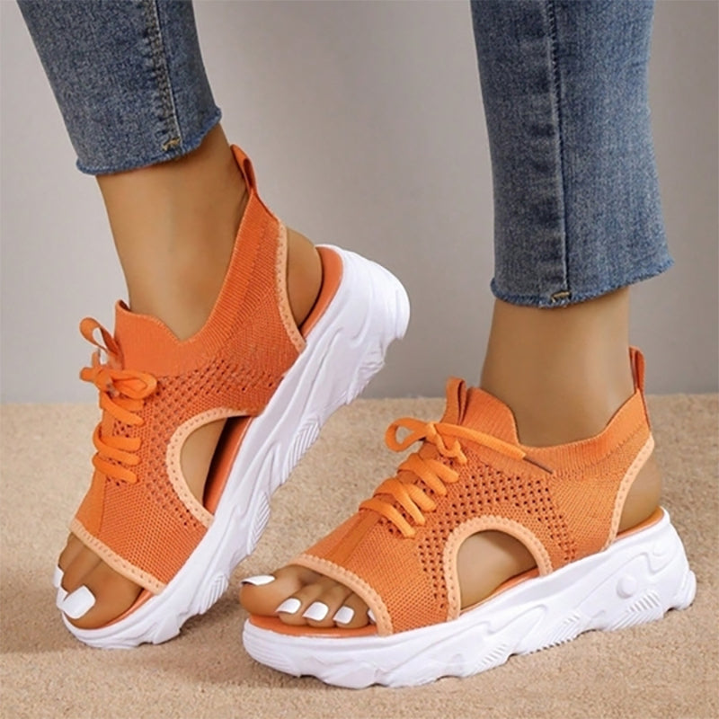 Clarice - Luxuriöse, atmungsaktive Plateausandalen für Frauen