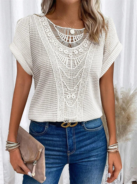 Elegante Bluse im Ibiza-Stil