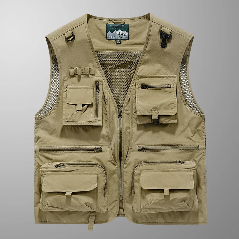 14 Taschen Cargo Taktische Wander- und Angelweste