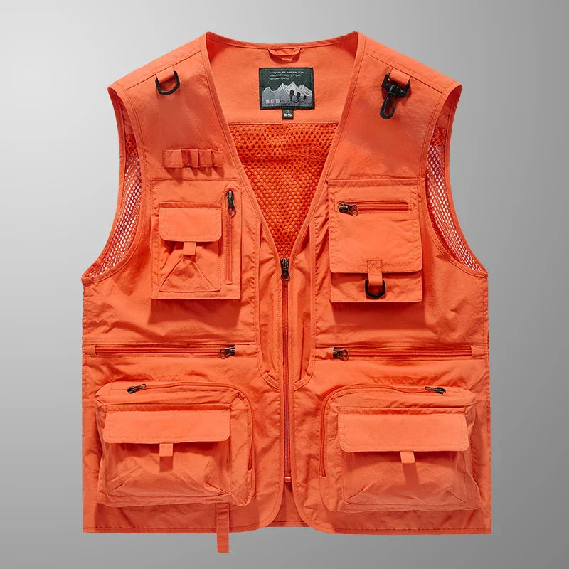 14 Taschen Cargo Taktische Wander- und Angelweste