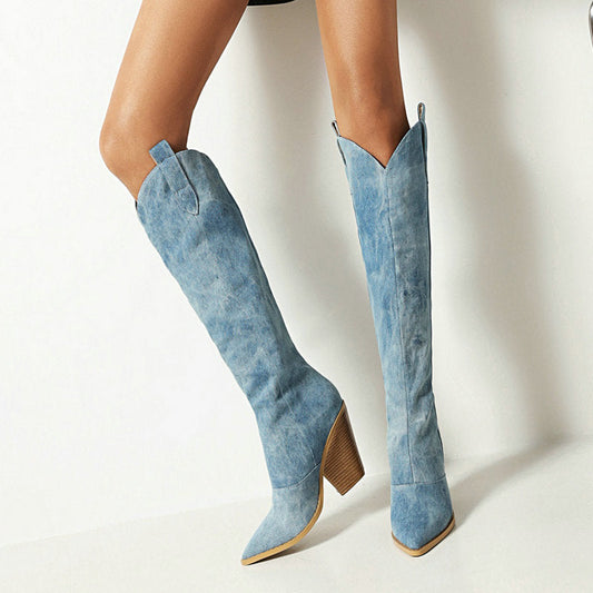 Ena - Trendy Kniehohe Stiefel für einen stilvollen Look