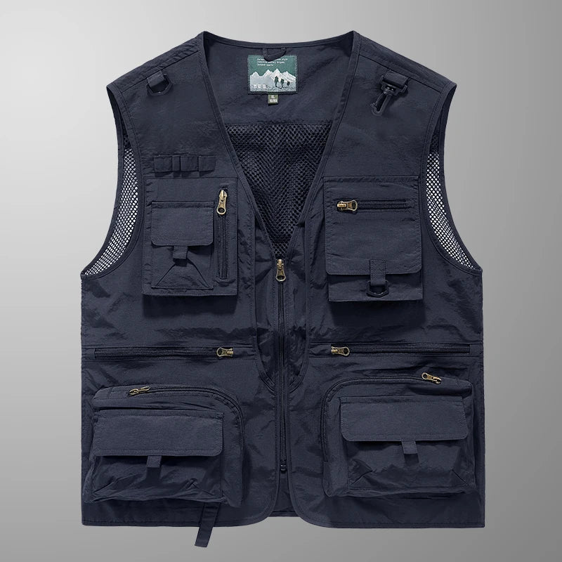14 Taschen Cargo Taktische Wander- und Angelweste