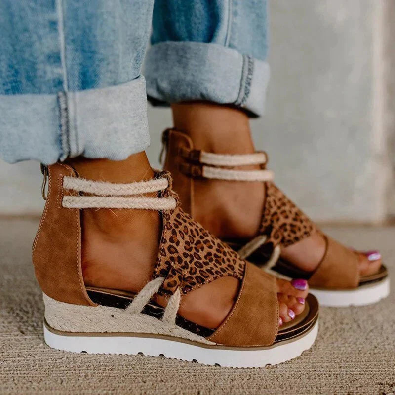 Hazel - Elegante Sommersandalen mit erhöhtem Absatz für Frauen
