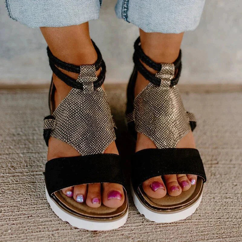 Hazel - Elegante Sommersandalen mit erhöhtem Absatz für Frauen