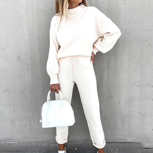 Wilma - Luxuriöses weißes Jogging-Set für Damen: Komfort und Stil in einem!