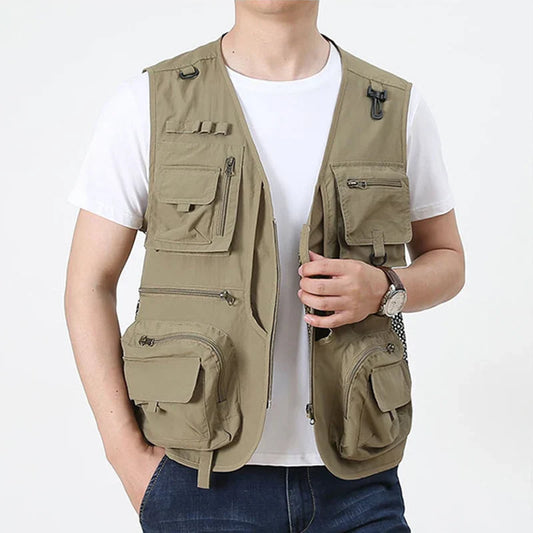 14 Taschen Cargo Taktische Wander- und Angelweste
