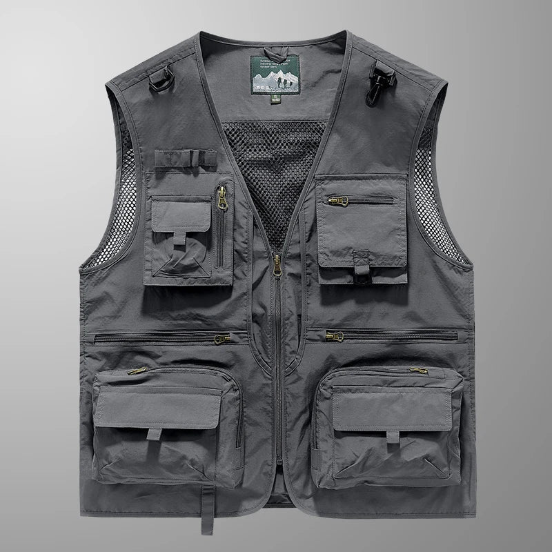 14 Taschen Cargo Taktische Wander- und Angelweste
