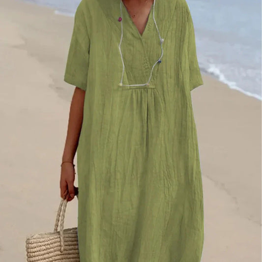 Cotton Linen Oversized Dress