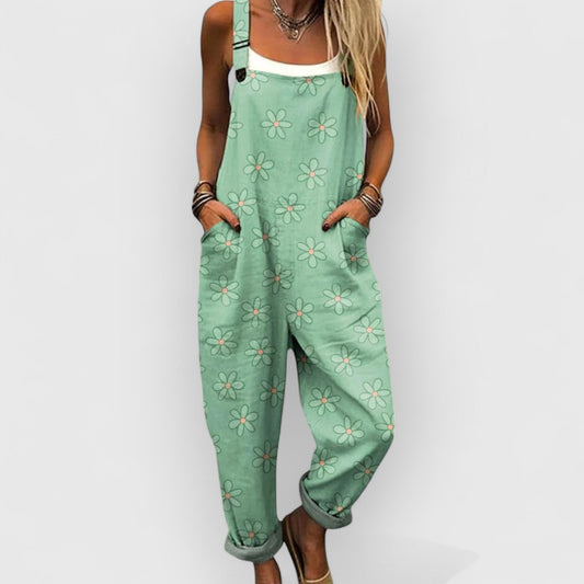 Adaa – Vintage Overall Mit Blumenmuster