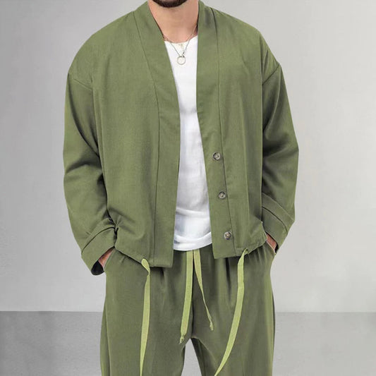 Zweiteiliges Set – Overshirt und Jogginghose für Männer