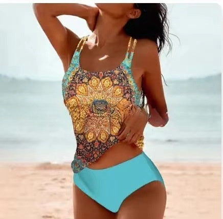 Prymrose | Stylischer bedruckter Tankini Badeanzug