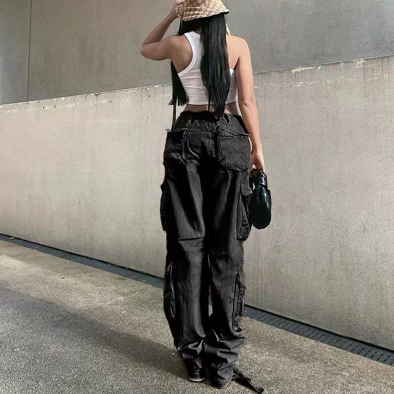 Constanza | Hip-Hop Streetstyle Cargohose mit niedrigem Bund