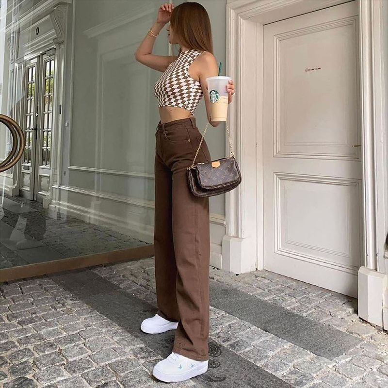 Belen | Amerikanische Retro-Jeans in Uni-Farben