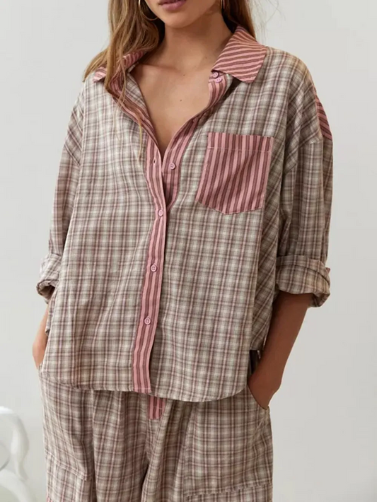 Maria - Niedliches und elegantes Pyjamaset für Damen