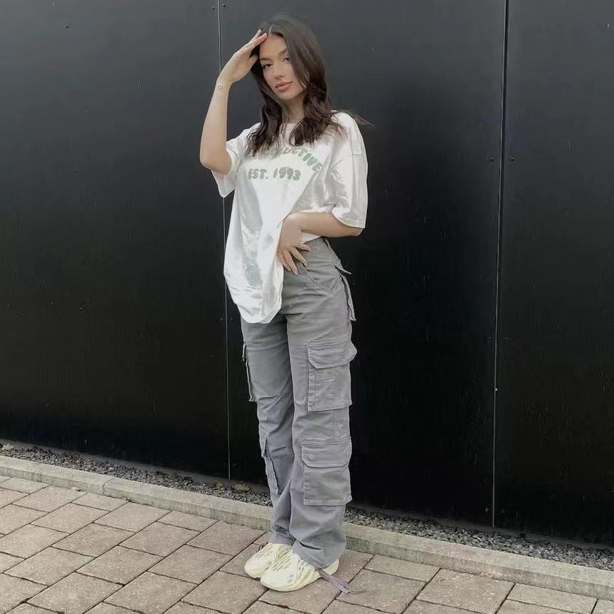 Constanza | Hip-Hop Streetstyle Cargohose mit niedrigem Bund