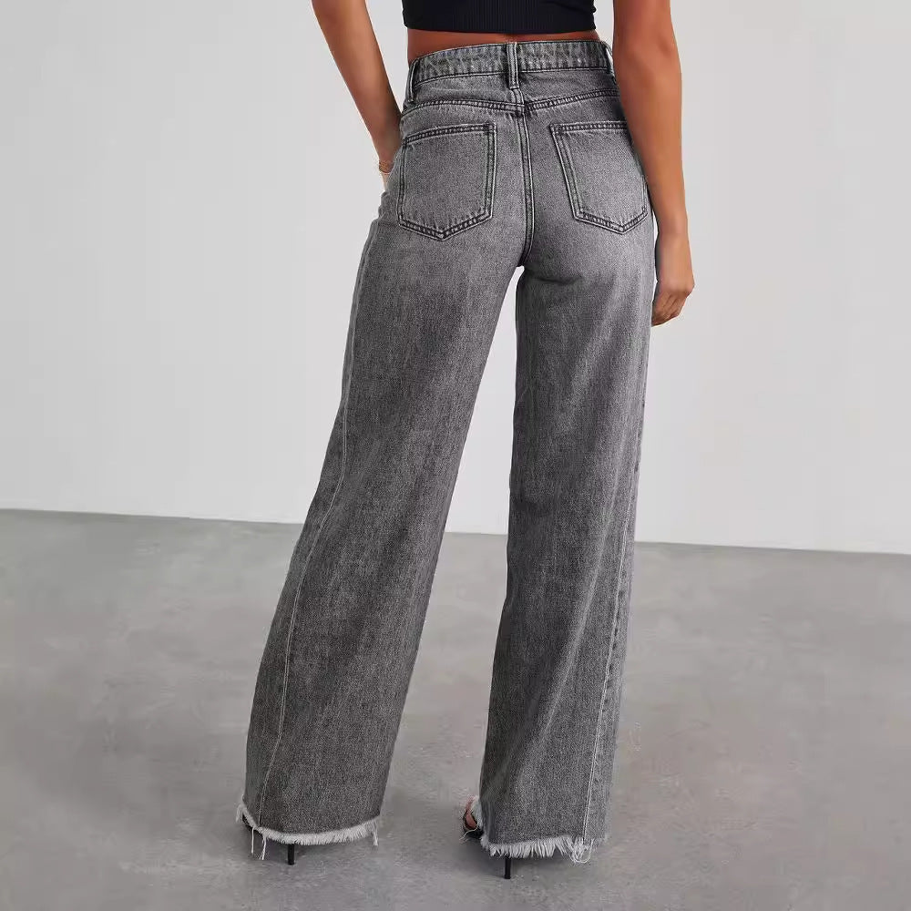 Carolina | Modische Jeans mit hoher Taille, Taschen und einer bequemen, engen Passform.