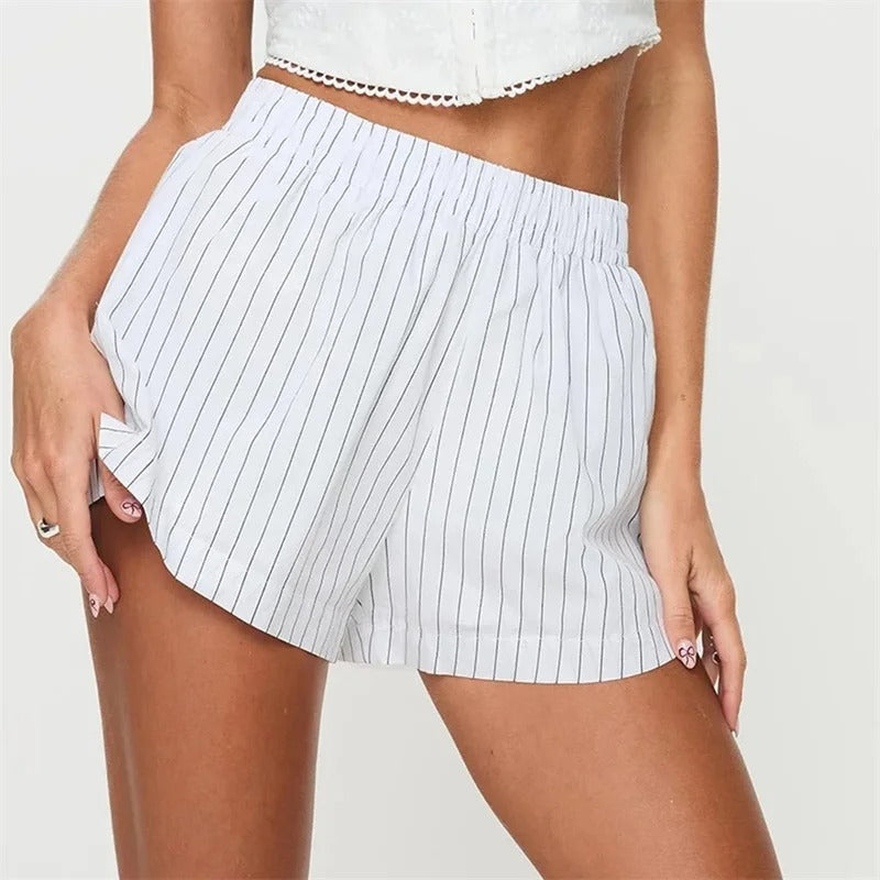Mila - Elegante und bequeme gestreifte Boxershorts für Frauen